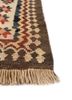 nayaab red and orange wool flat weaves Rug - Corner nayaab red and orange wool flat weaves Rug - Corner