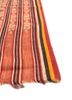 nayaab red and orange wool flat weaves Rug - Corner