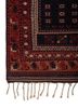 aalam red and orange wool flat weaves Rug - Corner