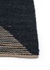 abrash beige and brown jute and hemp flat weaves Rug - Corner abrash beige and brown jute and hemp flat weaves Rug - Corner