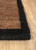 nomadic threads blue jute and hemp flat weaves Rug - Corner