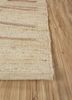nomadic threads ivory jute and hemp flat weaves Rug - Corner