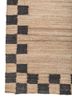 nomadic threads beige and brown jute and hemp flat weaves Rug - Corner nomadic threads beige and brown jute and hemp flat weaves Rug - Corner