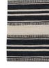 nomadic threads grey and black jute and hemp flat weaves Rug - Corner