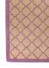 indusbar pink and purple polyester flat weaves Rug - Corner