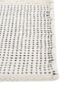 abrash ivory wool flat weaves Rug - Corner abrash ivory wool flat weaves Rug - Corner