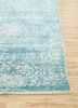 bespoke sile blue bamboo silk hand loom Rug - Corner bespoke sile blue bamboo silk hand loom Rug - Corner