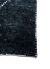 indusbar grey and black viscose hand loom Rug - Corner indusbar grey and black viscose hand loom Rug - Corner