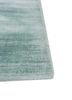 basis blue viscose hand loom Rug - Corner