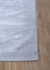 basis grey and black viscose hand loom Rug - Corner basis grey and black viscose hand loom Rug - Corner