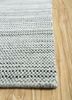 tesoro grey and black wool hand loom Rug - Corner tesoro grey and black wool hand loom Rug - Corner
