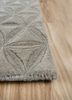 basis beige and brown wool hand loom Rug - Corner basis beige and brown wool hand loom Rug - Corner