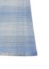 tesoro blue wool hand loom Rug - Corner