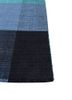 tesoro blue wool hand loom Rug - Corner