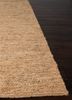hula ivory jute and hemp hand knotted Rug - Corner