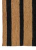 hula beige and brown jute and hemp hand knotted Rug - Corner