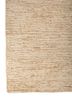 hula beige and brown jute and hemp hand knotted Rug - Corner