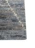 hula grey and black jute and hemp hand knotted Rug - Corner