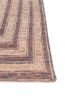 hula red and orange jute and hemp hand knotted Rug - Corner hula red and orange jute and hemp hand knotted Rug - Corner