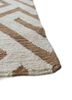 azalea beige and brown wool hand knotted Rug - Corner