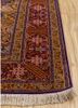 gulmarg pink and purple silk hand knotted Rug - Corner gulmarg pink and purple silk hand knotted Rug - Corner