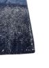 provenance blue wool hand knotted Rug - Corner provenance blue wool hand knotted Rug - Corner