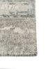 entropy blue wool hand knotted Rug - Corner