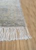 savana ivory wool hand knotted Rug - Corner