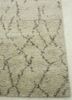 zuri ivory wool hand knotted Rug - Corner zuri ivory wool hand knotted Rug - Corner
