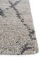 zuri grey and black wool hand knotted Rug - Corner