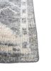 savana grey and black wool hand knotted Rug - Corner