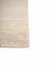 manifest beige and brown wool hand knotted Rug - Corner