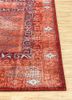 erbe red and orange wool hand knotted Rug - Corner erbe red and orange wool hand knotted Rug - Corner