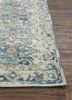 erbe blue wool hand knotted Rug - Corner erbe blue wool hand knotted Rug - Corner