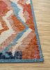 erbe red and orange wool hand knotted Rug - Corner erbe red and orange wool hand knotted Rug - Corner