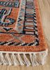 erbe red and orange wool hand knotted Rug - Corner erbe red and orange wool hand knotted Rug - Corner