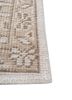 erbe beige and brown wool hand knotted Rug - Corner