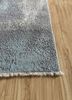 entropy grey and black wool and silk hand knotted Rug - Corner entropy grey and black wool and silk hand knotted Rug - Corner