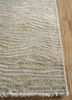 entropy beige and brown wool and silk hand knotted Rug - Corner entropy beige and brown wool and silk hand knotted Rug - Corner
