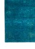 provenance blue wool and silk hand knotted Rug - Corner provenance blue wool and silk hand knotted Rug - Corner