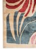 linear ivory viscose hand tufted Rug - Corner linear ivory viscose hand tufted Rug - Corner