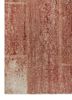 provenance red and orange wool and silk hand knotted Rug - Corner provenance red and orange wool and silk hand knotted Rug - Corner