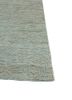 hula blue jute and hemp hand knotted Rug - Corner