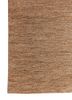 hula beige and brown jute and hemp hand knotted Rug - Corner