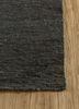 hula blue jute and hemp hand knotted Rug - Corner hula blue jute and hemp hand knotted Rug - Corner