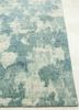 free verse by kavi green wool and silk hand knotted Rug - Corner free verse by kavi green wool and silk hand knotted Rug - Corner