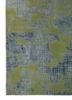 aprezo green wool and silk hand knotted Rug - Corner