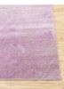 free verse by kavi pink and purple wool and silk hand knotted Rug - Corner