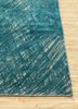 free verse by kavi blue wool and silk hand knotted Rug - Corner free verse by kavi blue wool and silk hand knotted Rug - Corner