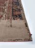 free verse by kavi red and orange wool and silk hand knotted Rug - Corner free verse by kavi red and orange wool and silk hand knotted Rug - Corner